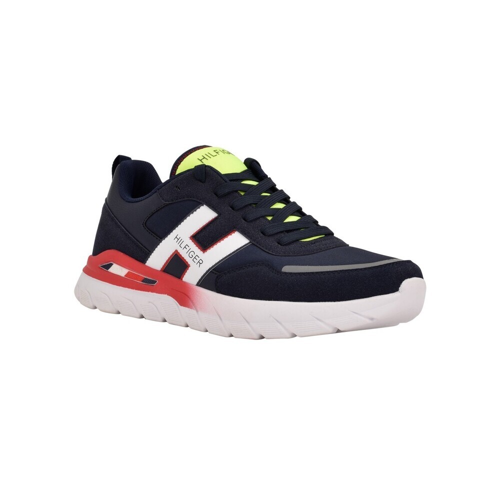 Tommy Hilfiger Nanuet Sneakers Men's 13 Dark Blue Low Top Lifestyle Shoes GAL845
